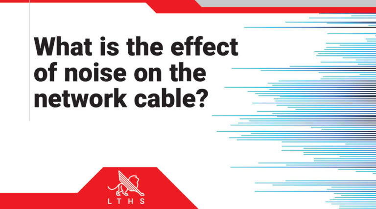 What is the effect of noise on the network cable? How to identify and fix